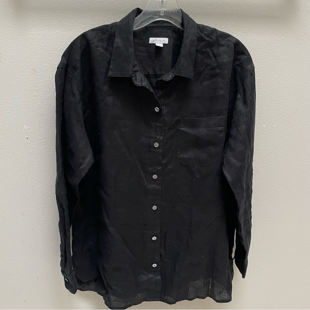 J. Jill Love Linen Button Up Top